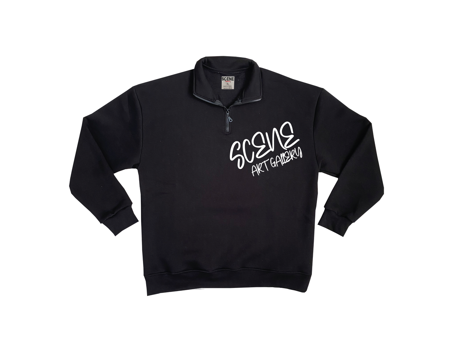 A.G_BLACK_02 HALF-ZIP